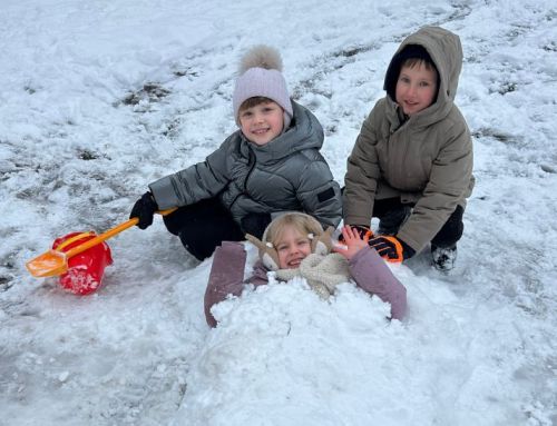 ❄️Winterzauber auf dem Schulhof❄️